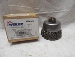 Weiler 03597879 2-3/4" Single Row Wire Cup Brush 5/8-11. Fixed Price $21.99.