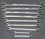 Snap On 9 Piece Sae Point Combo Wrench Set 7/32" - 11/16". Fixed Price $149.99.
