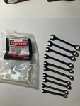 Z1) Craftsman Usa 10 Pc Sae Midget Minature Ignition Wrench Set 942319. Fixed Price $24.00.