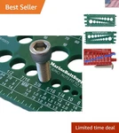Versatile Nut, Bolt & Screw Gauge: Metric/standard With Hex Head - Compact Green. Fixed Price $28.99.