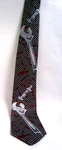 Home Improvement Giant Wrench Tie Black & Red Polka Dot 3.75" Wide 58". Fixed Price $11.59.