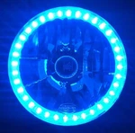 Blue Halo H4 Headlight X2 Angel Eye Ford Mustang 1970 1971 1972 1973 Mach Boss. Fixed Price $116.28.