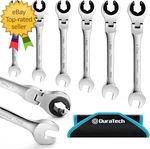6-PIECE Ratcheting Wrench Set With Open Flex-head, Metric Tubing. Fixed Price $132.99.