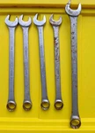 5 Williams Superrench 12 Point Combo & Open End Wrenches (4) 7/8 (1) 1/16. Fixed Price $22.00.