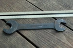 J. Williams Double Open End Wrench. No. 632X 1" And 15/16". Fixed Price $14.99.