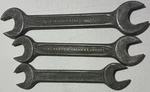 Vintage Lof Select Steel Dropped Forged Open End Wrenches Usa 19/32-7/8. Fixed Price $14.99.