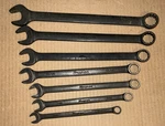 Snapon Goex Combination Sae Wrench Set Industrial Finish 7 Piece 3/8 - 3/4 Used. Fixed Price $152.00.