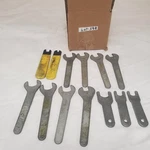 Of 13 Assorted Open End Wrench Set Aircraft Tools LOT-598. Fixed Price $29.90.