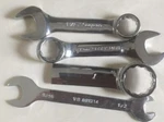 Snap On Tools Lot 11/16" OX122B New Craftsman 12MM 19 Mm, 1", 1/2" 9/16" Wrenchs. Fixed Price $59.99.