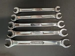 Snap-on 9MM-21MM RXM605 Metric Double End Flare Nut Line Wrench Set. Fixed Price $140.00.