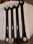 Combination Wrench By Snap-on, New, Usa, 4PC.SET, 12POINT, GOEX52,46,44,42. Fixed Price $370.00.