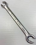 Vintage Blackhawk Tools ZW-1214 Open End Flare Nut Wrench 3/8" X 7/16" Usa. Fixed Price $10.95.