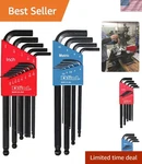 Eklind 13222 Ball-hex L-key Allen Wrench Combo- Inch / Mm Sets 22PC, 22-PIE.... Fixed Price $55.60.