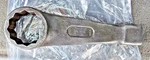 Snap-on 2-3/8" 12-POINT Flank Drive Heavy-duty Straight Handle Slugging Wrench. Fixed Price $59.99.
