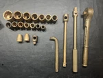 Beryllium Copper Non Sparking Socket Set Berylco Ratchet Breaker Bar. Fixed Price $229.99.