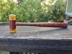 Used Stanley Tools Usa No. 593 Small 8" Double Soft Face Hammer W/ Wood Handle. Fixed Price $14.99.