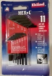 Eklind 10111 Piece Sae Short Hex-l Key Set.. Fixed Price $8.99.
