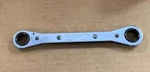 Snap-on R1618C 1/2"- 9/16" 12 Point Offset Ratcheting Box Wrench- Used.. Fixed Price $24.00.