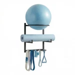 Wall Mounted Yoga Ball And Mat Holder, Space-saving Home Gym Organizer St.... Fixed Price $57.52.
