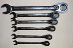 Blue-point Tools 12-P Metric 15 Offset Ratcheting Combination Wrench 6PCS. Fixed Price $160.00.