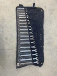 Wright Set (7MM - 24MM, 18 Wrenches) In Navy/denim Bag. Fixed Price $150.00.