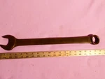 Vintage 1965 Snap GOEX44 1-3/8" Black Oxide Combination Wrench. Fixed Price $80.00.