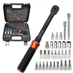 32-PIECE 1/4" Drive Click Torque Wrench Set, 3.7-18.5 Ft.lb (5-25 Nm), 72-TOO.... Fixed Price $91.03.
