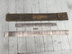Rare Pat Aug 18 1914 Stanley 100B 2 Part Framing Square & Wrench Leather Case. Fixed Price $84.95.