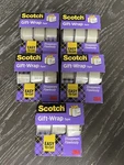 Scotch 3M Gift Wrap Tape Satin Finish 3/4" X 325" Ea - 15 Rolls Total. Fixed Price $24.99.