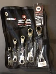 Wright 9429 5 Pc Reverse Ratcheting Box Wrench -12 Pt Offset 1/4" 7/8" Usa. Fixed Price $119.50.