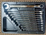 Matco 12PC Metric Combination Wrench Set Point 8MM - 19MM SMCWLM12. Fixed Price $160.00.