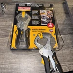 Sears Craftsman Prof Nos 2PC Rare Ratchet Clamp Set Diamond Frame 31691. Fixed Price $119.00.