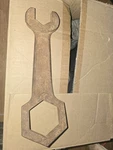 Vintage Case Antique Tractor Hub Cap Wrench Hexagon # 01982AB Large Wheel. Fixed Price $18.00.