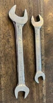 Stanley 9/16 & 1/2 5/8 3/4 Combination Polished Chrome Open End Wrenches. Fixed Price $11.99.