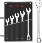 Combination Wrench SET,5-PIECE Sae 12-POINT Chrome Vanadium Steel. Fixed Price $70.99.