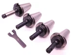 4PC Lot Of CAT50 ER16 Collet Chuck Tool Holders 4" & 6" Projections With Wrench. Fixed Price $224.99.