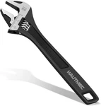 Hautmec 6IN Adjustable Wrench Extra Wide Jaw Cr-v Steel Metric Sae. Fixed Price $62.52.