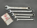 Lot Of Stanley 12 Point Standard/sae Combination Wrenches, 5 Pieces. Fixed Price $12.00.