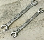 Easco Usa Flare Nut Line Wrench Tool 3/8 X 7/16 & 1/2 9/16 Set 60118 60114 Nos. Fixed Price $16.89.