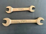 Berylco W103 & W102 Non-sparking Open-end Wrench Lot (2) Becu Usa. Fixed Price $39.99.