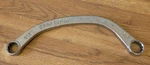 Vtg Craftsman 94376 Starter & Manifold Specialty Obstruction Wrench 9/16" X 5/8". Fixed Price $14.95.