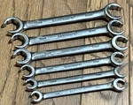 Matco Tools Metric Flare Nut Line Hose Double Wrench Lot 6PT Offset Usa. Fixed Price $180.00.