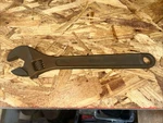 Berylco W-154 10 Adjustable Wrench Beryllium Copper Non-sparking. Fixed Price $85.00.