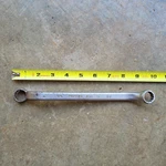 Thorsen Tools 2220 11/16"-5/8" Double Box End 12 Point Offset Wrench Vtg Usa. Fixed Price $11.95.