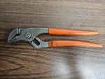 Snap-on 91ACP 9" Adjustable Joint Interlocking Channel Pliers Orange Handle. Fixed Price $34.99.