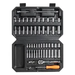 Socket Set 1/4 Inch Drive And Ratchet 6-POINT 54 Pcs Tool. Fixed Price $25.64.