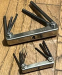 Snap On Eklind Tools Folding Allen Key Hex Driver Wrench Set Lot Sae. Fixed Price $25.00.