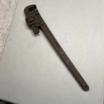 Antique Monkey Pipe Wrench Size 24 Trimont Mfg Co Usa Drop Forged. Fixed Price $24.99.
