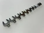 Snap-on Tools Usa 211FCOA 3/8" Drive 11PC Sae 3/8-1" Open Crowfoot Wrench Set. Fixed Price $239.99.