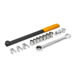 Gearwrench 15 Piece Ratcheting Serpentine Belt Tool Set 3680D. Fixed Price $62.98.